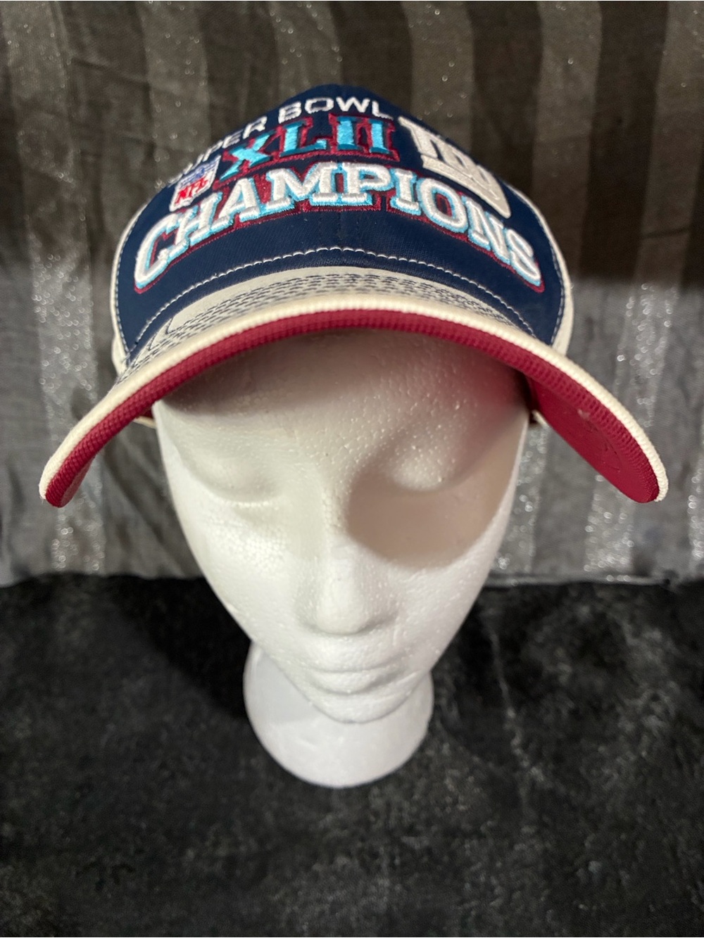 Vintage Reebok New York Giants Super Bowl XLII Champions Authentic Sideline Hat
